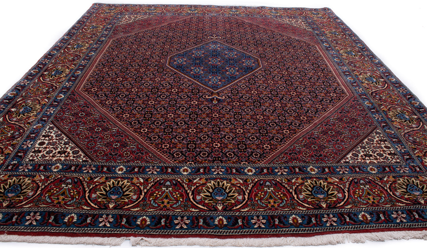 Persian Tekab Bijar Kork Wool & Silk Rug