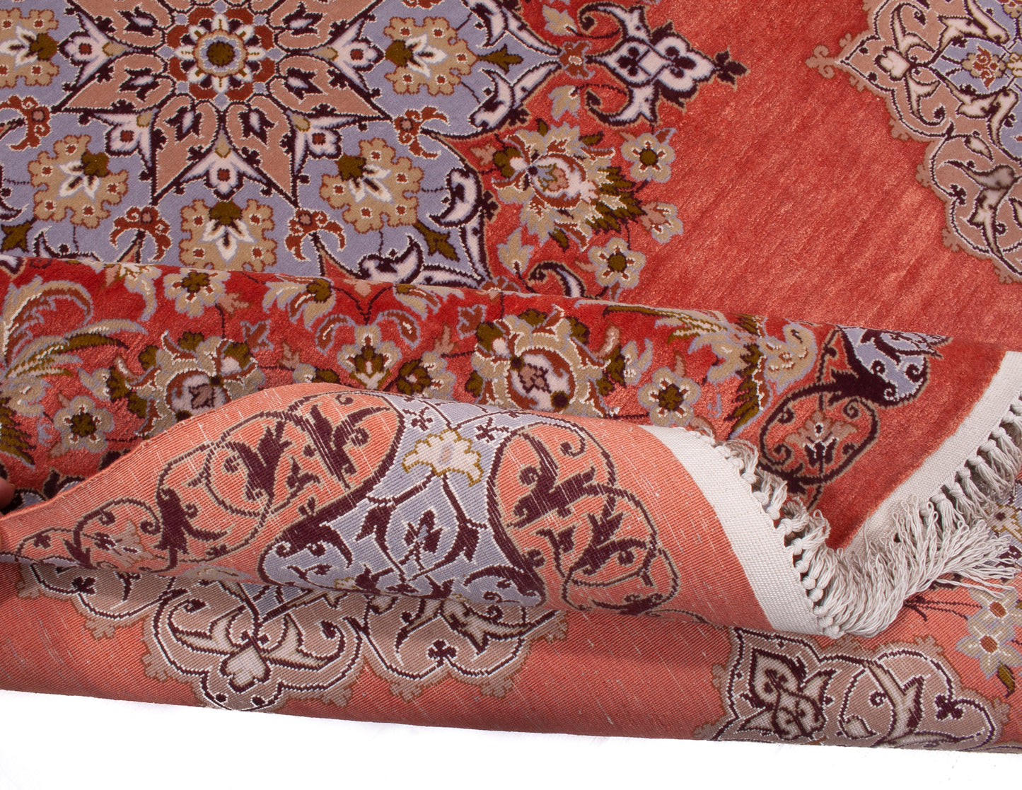 Persian Isfahan Silk Rug