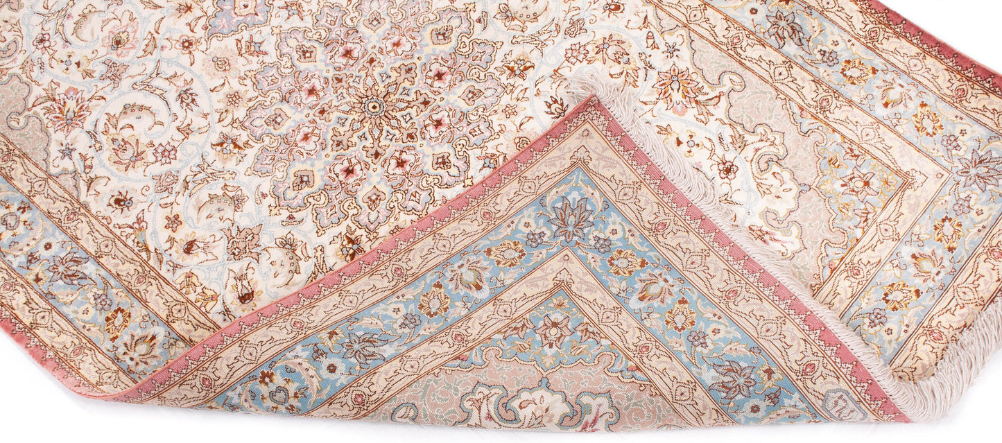 Persian Silk Qom Rug