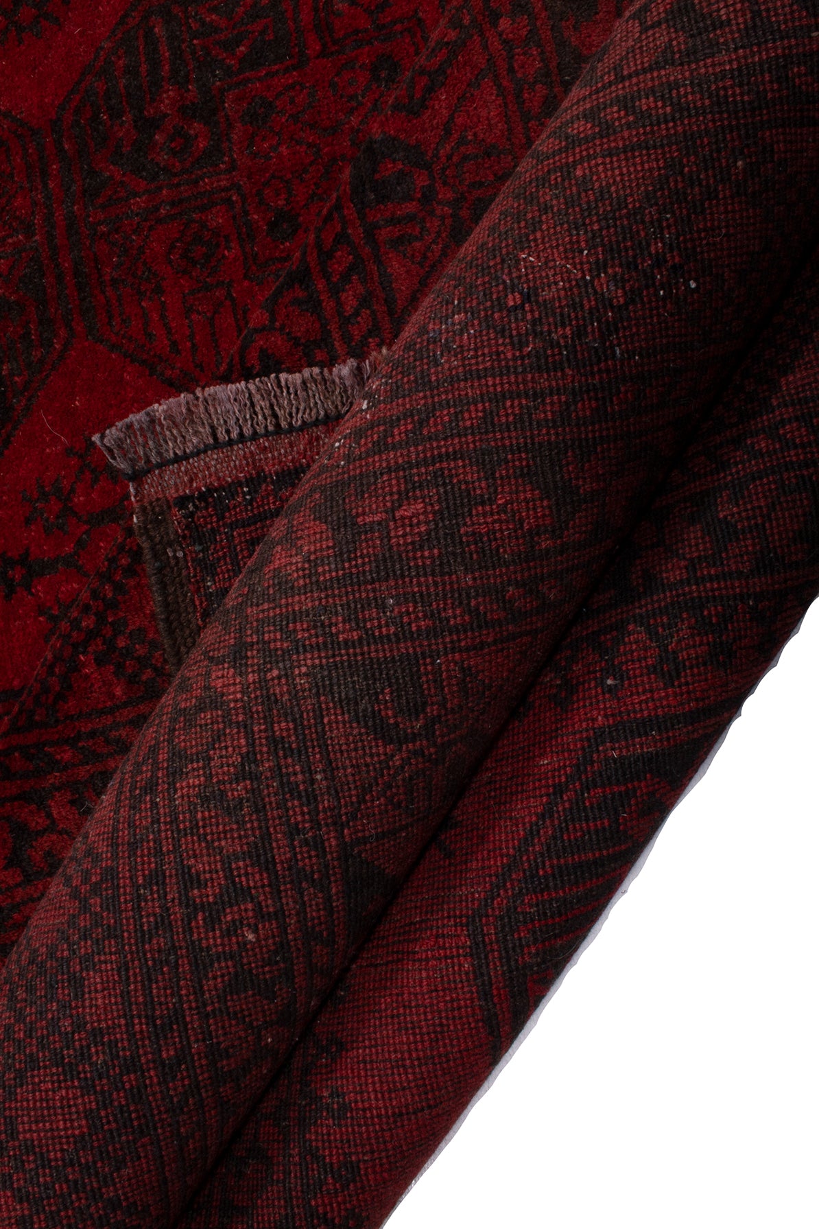 Antique Afghan Aqcha Rug