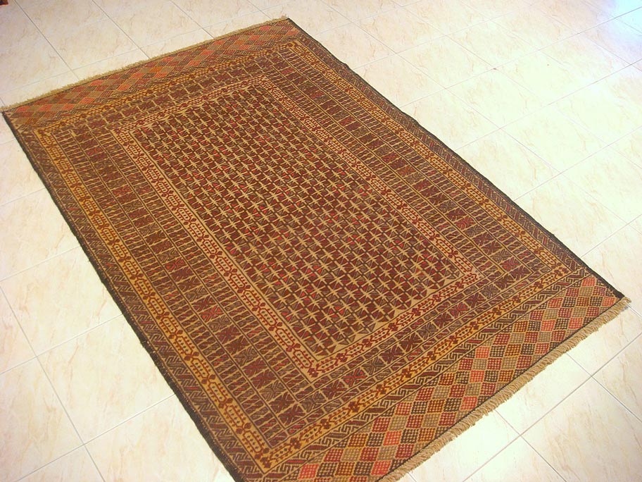Afghan Herati Soumak Rug