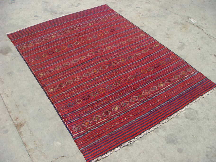 Afghan Maleki Soumak Rug