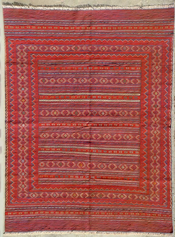 Afghan Maleki Soumak Rug