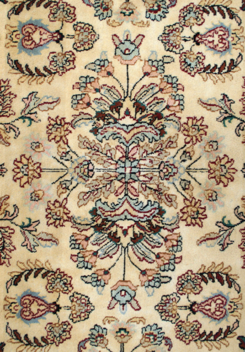 Indian Sarouk Square Rug