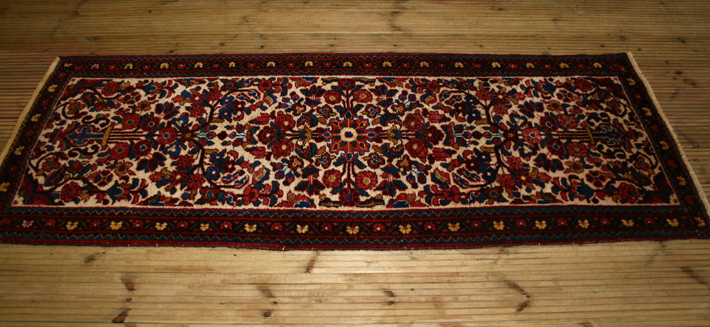 Semi-Antique Persian Borchelou Runner Rug