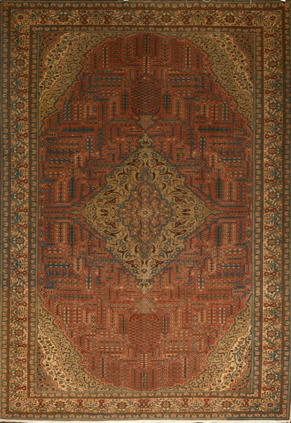 Semi-Antique Turkish Kaysari Rug