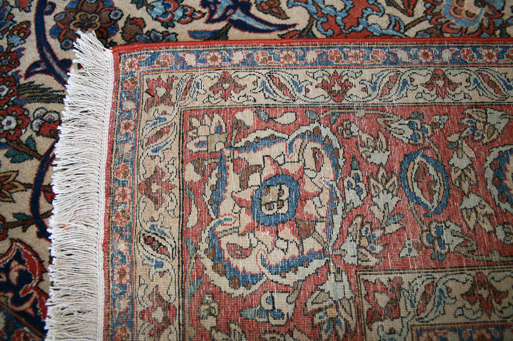 Antique Persian Isfahan Rug