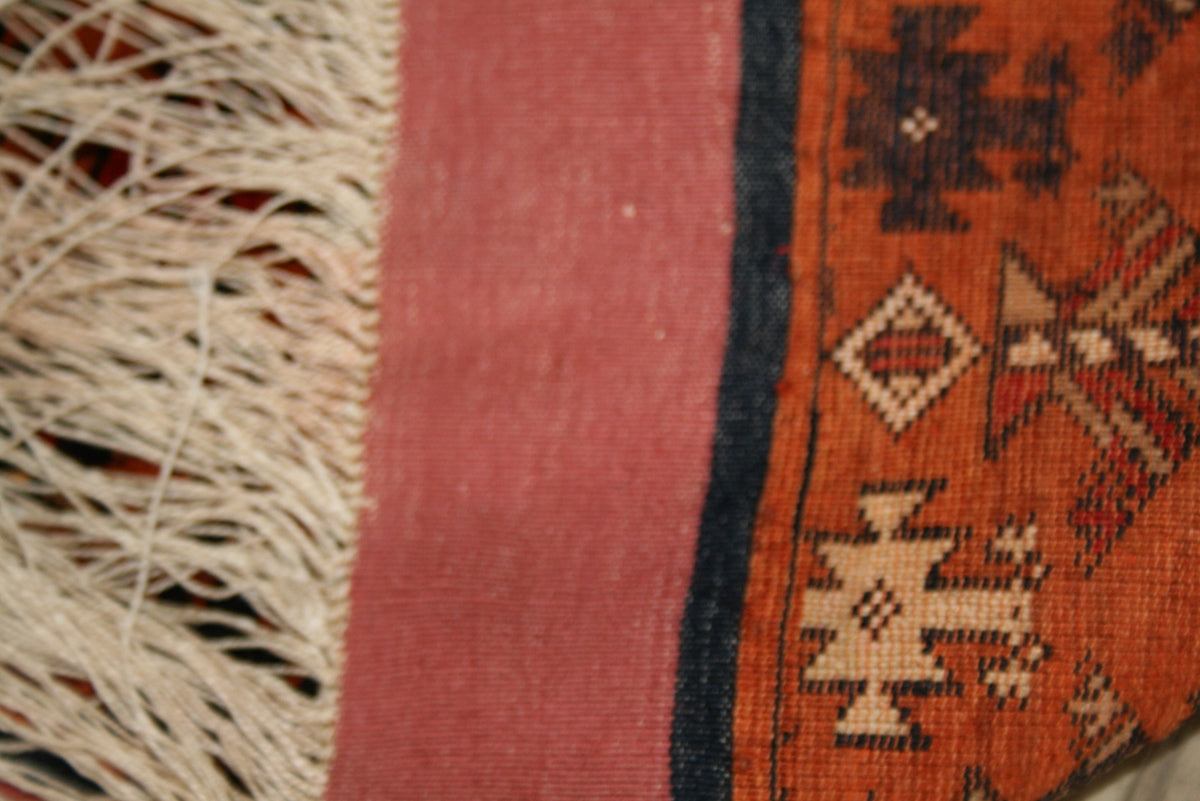 Afghan Turkman Wool & Silk Rug