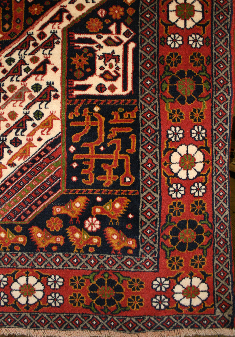 Semi-Antique Persian Ghoochan Rug