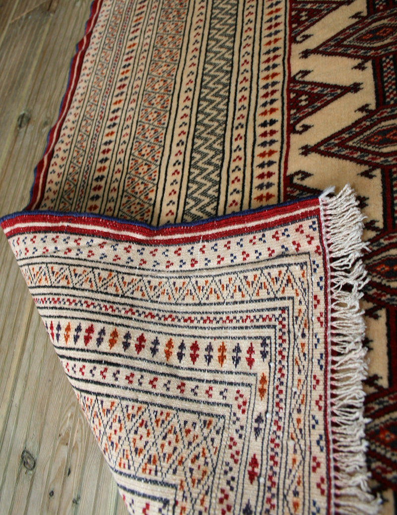 Semi-Antique Persian Turkmen Rug