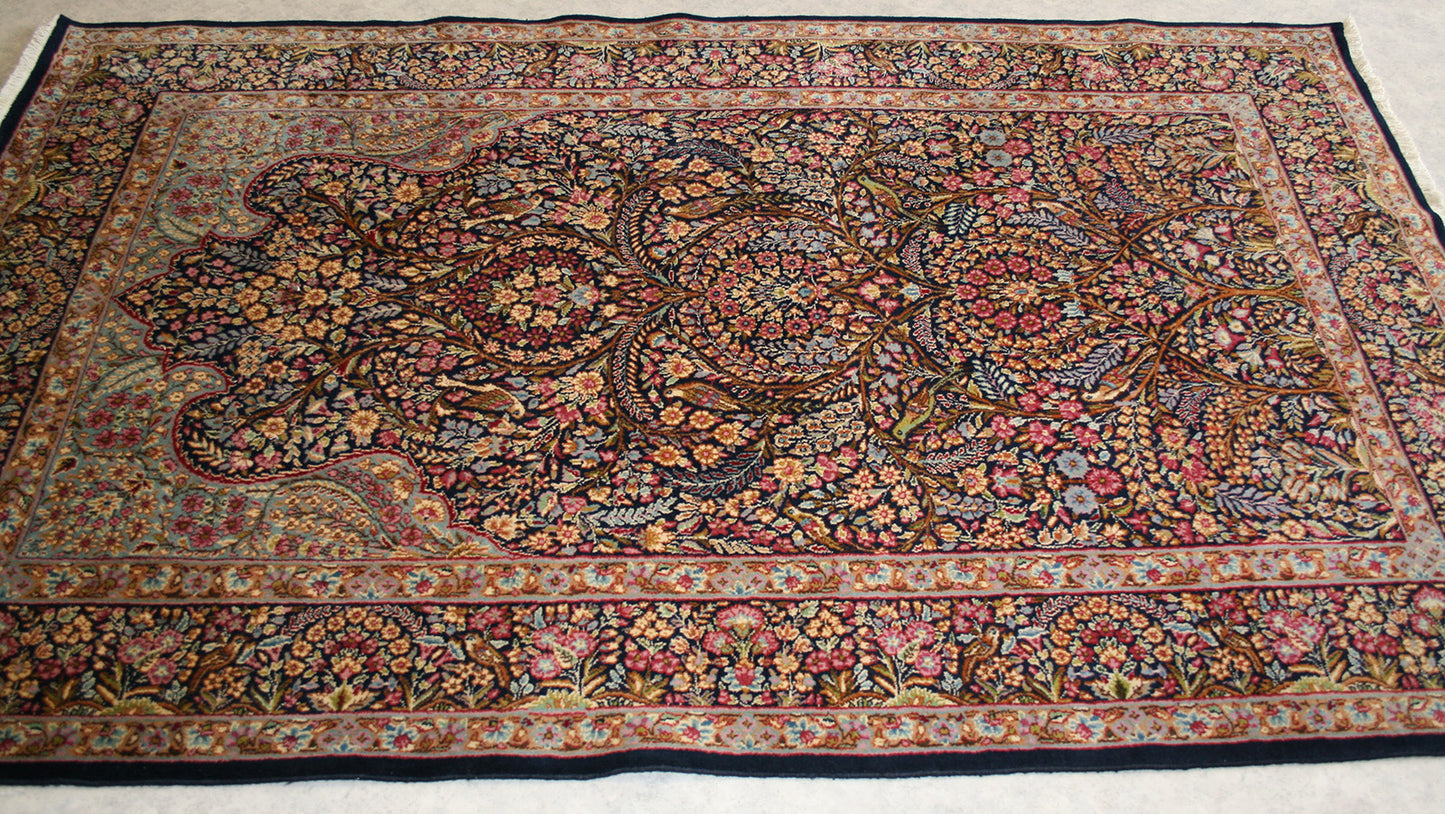 Semi-Antique Persian Kerman Rug