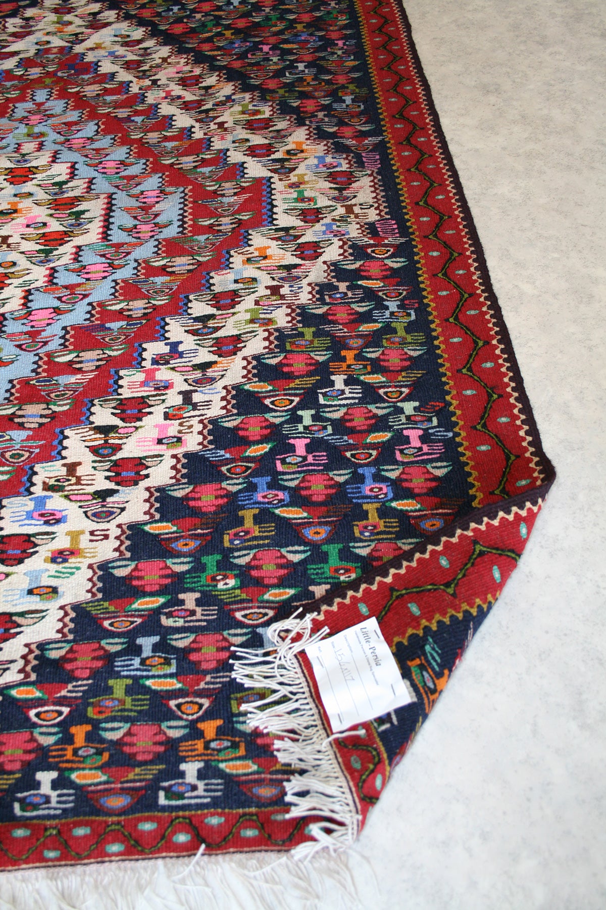Persian Sannandaj Kilim Rug