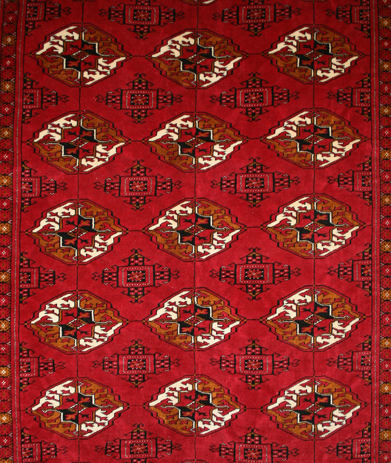 Semi-Antique Persian Turkman Rug