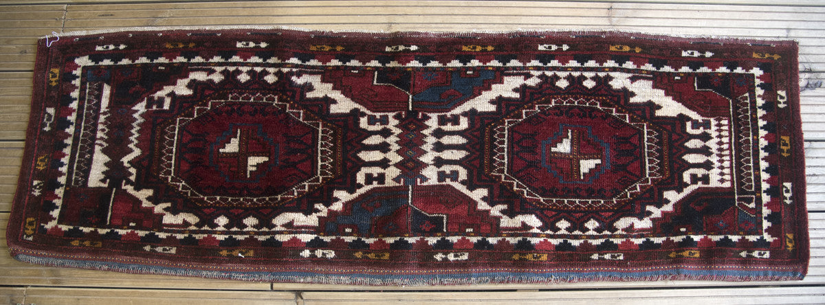Semi-Antique Persian Turkman Rug