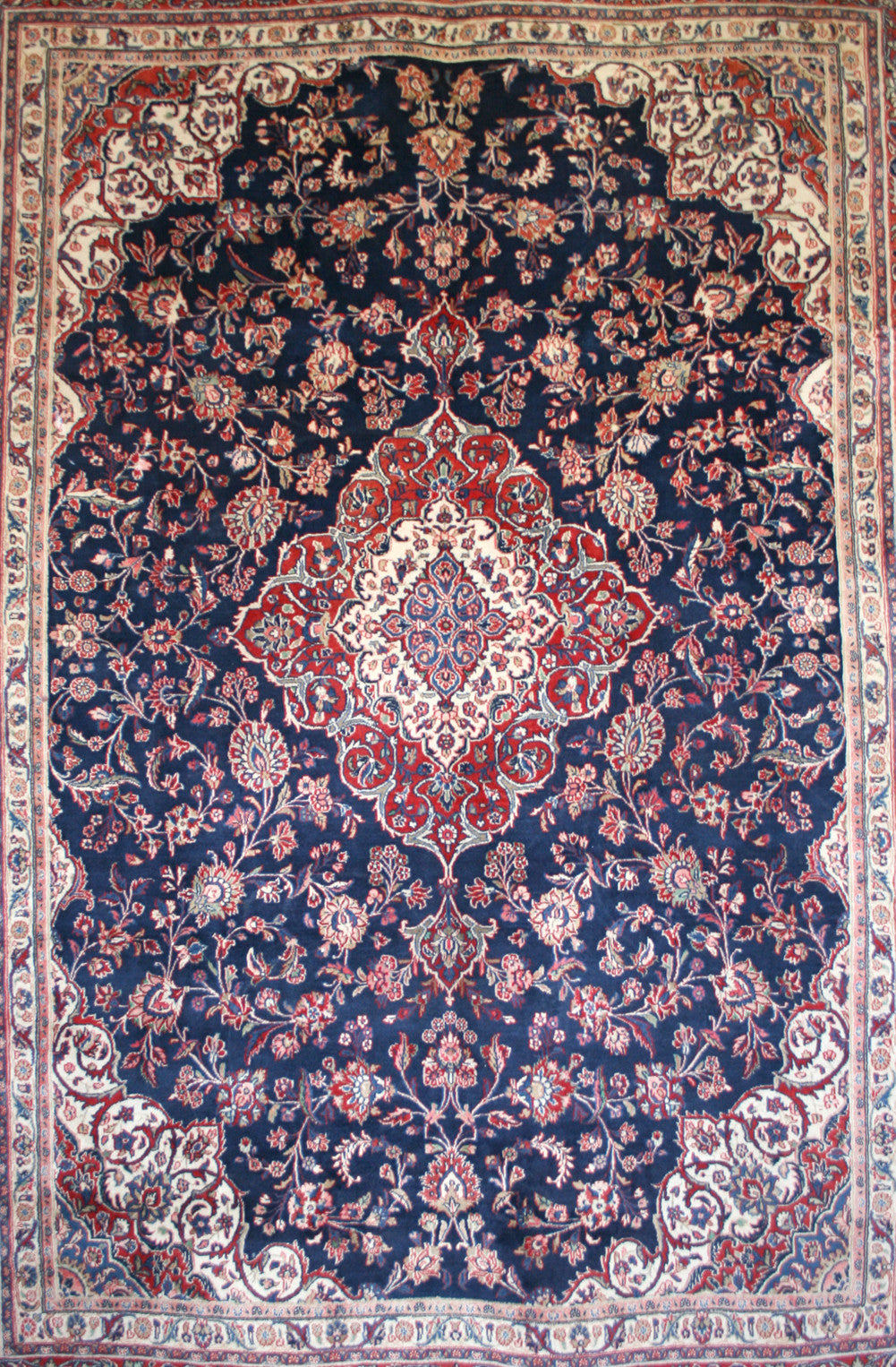 Semi-Antique Persian Sarouk Rug