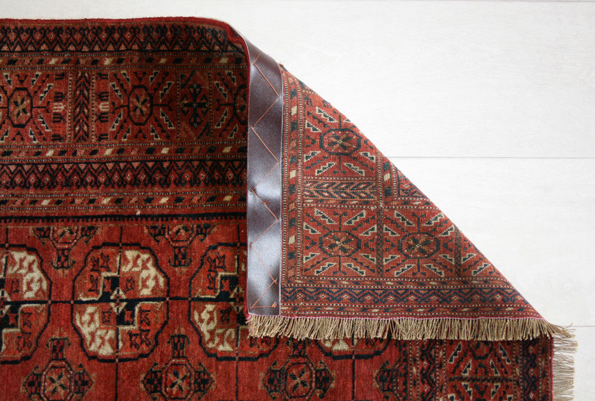 Semi-Antique Afghan Turkman Rug