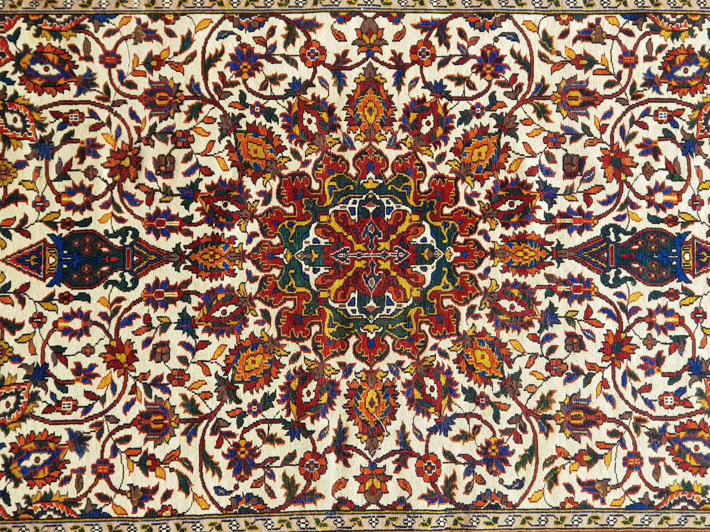 Semi-Antique Indian Kashmir Rug