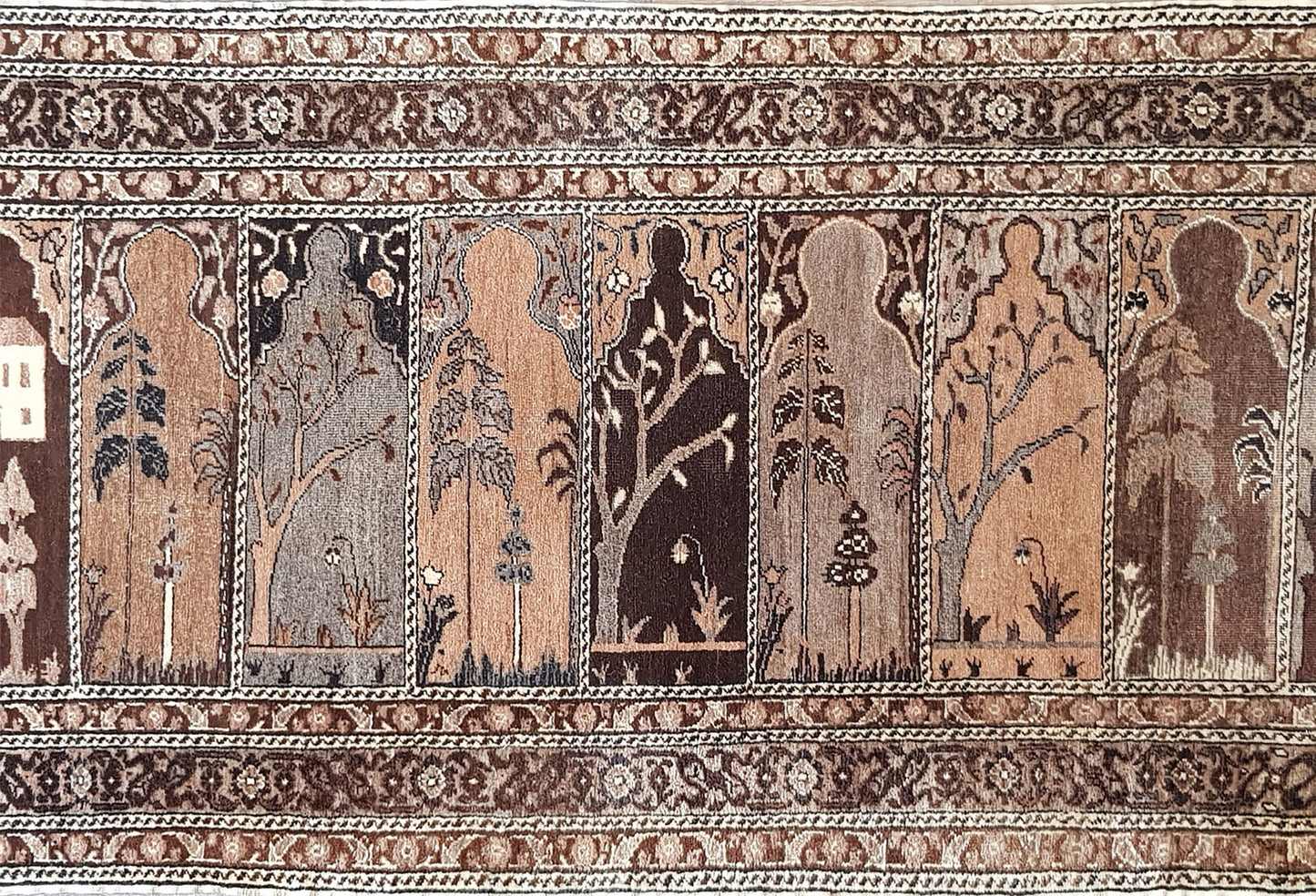 Antique Turkish Kaysari Runner Rug