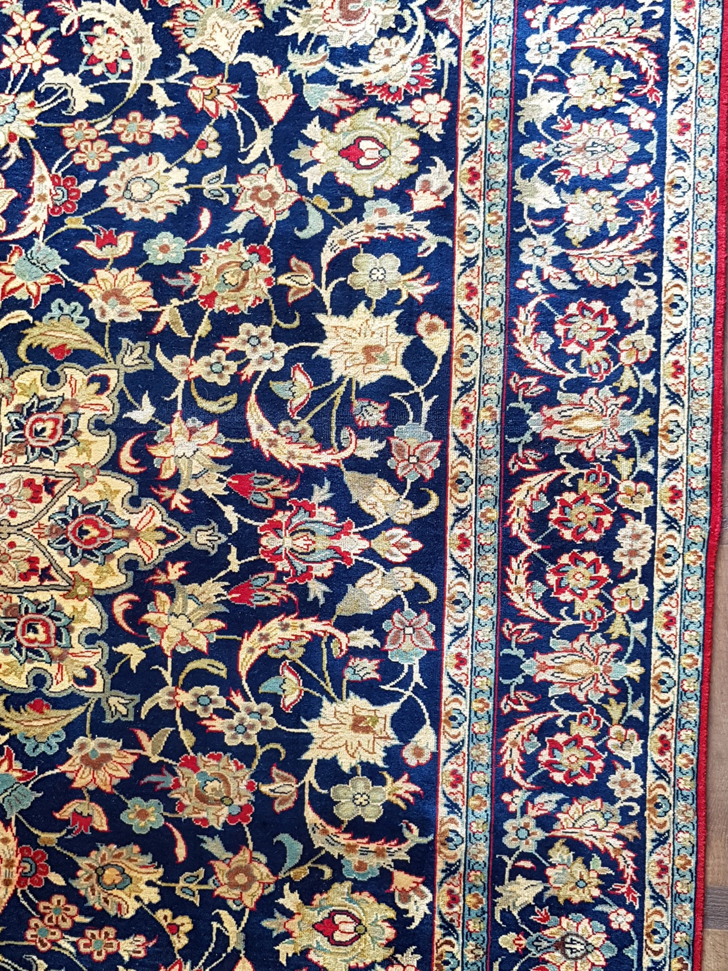 Semi-Antique Persian Najafabad Rug