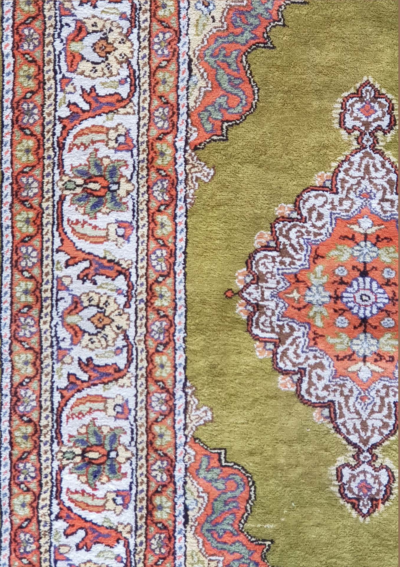 Turkish Kaysari Wool & Silk Rug
