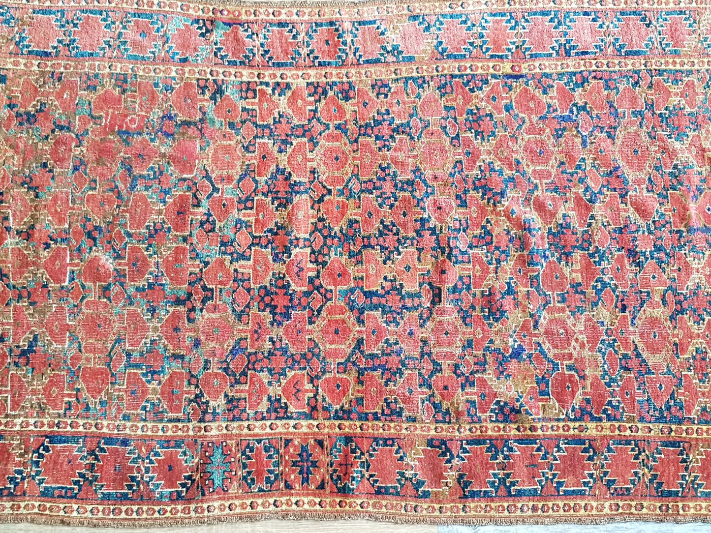 Antique Afghan Bashir Rug