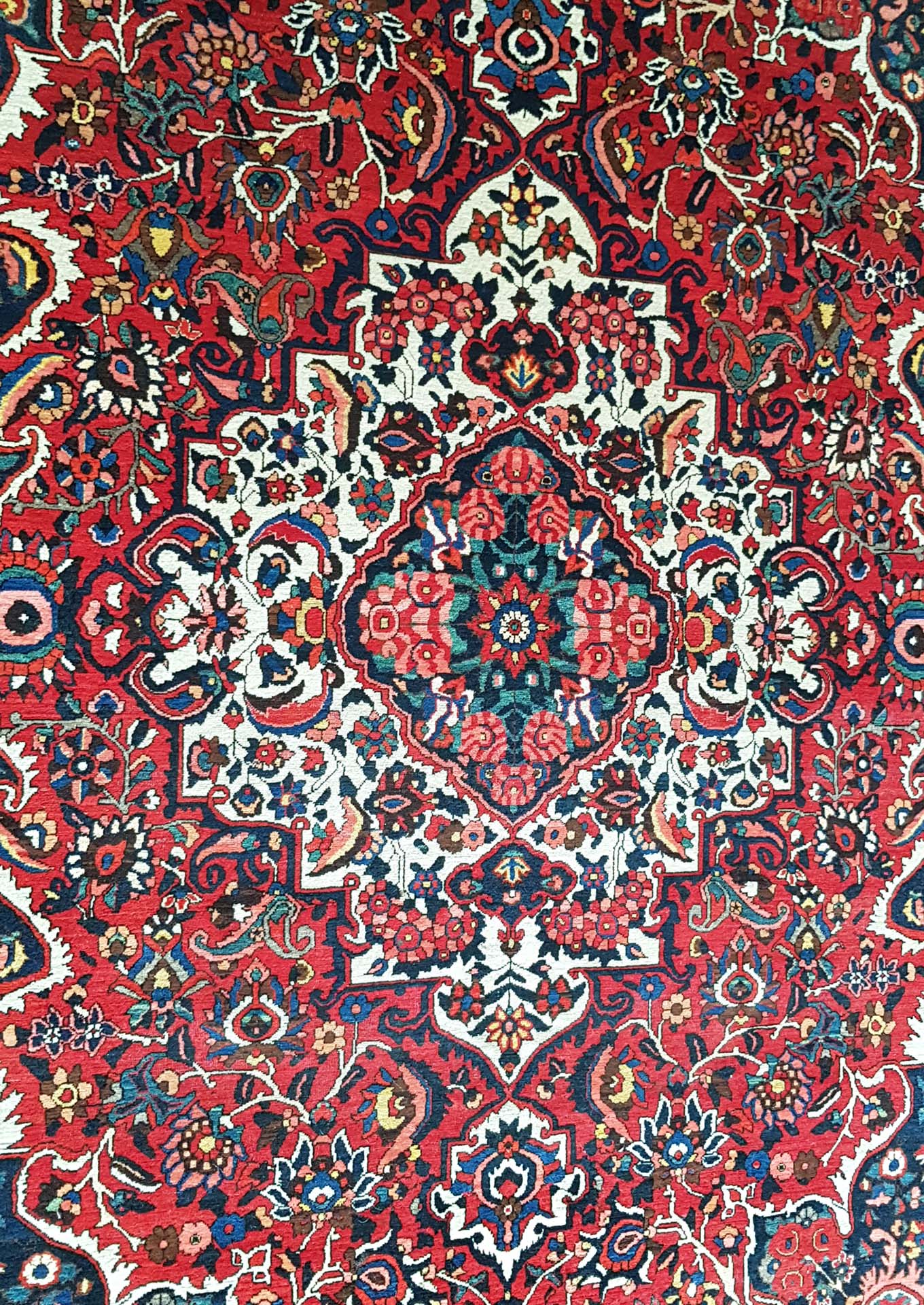 Semi-Antique Persian Bakhtiari Rug