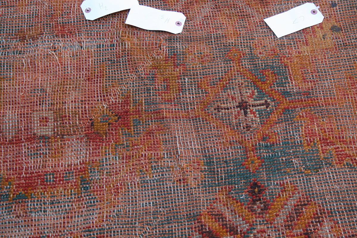 Antique Turkish Ushak Rug