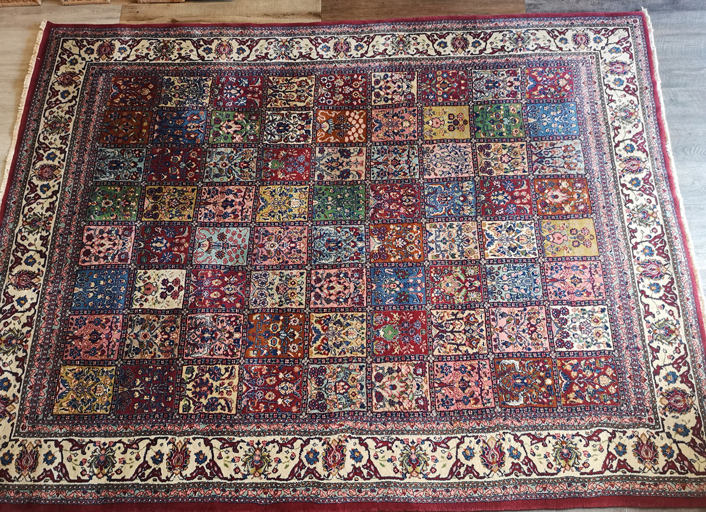 Semi-Antique Persian Moud Rug