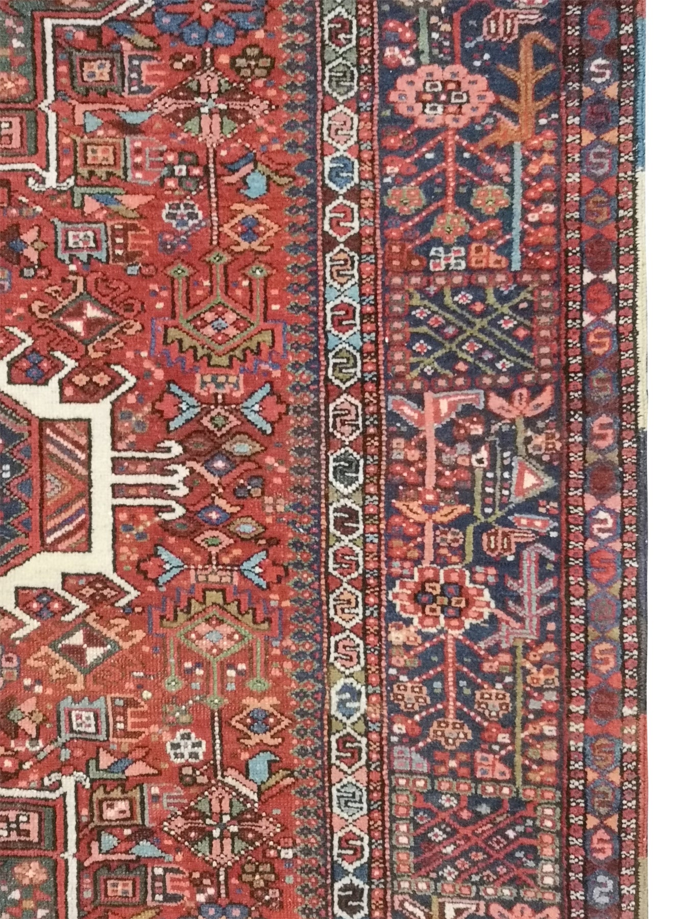 Antique Persian Gharacheh Rug