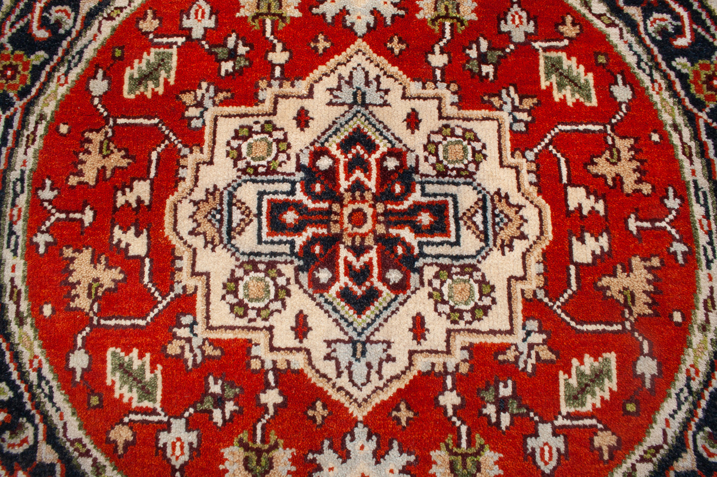 Indian Serapi Square Rug
