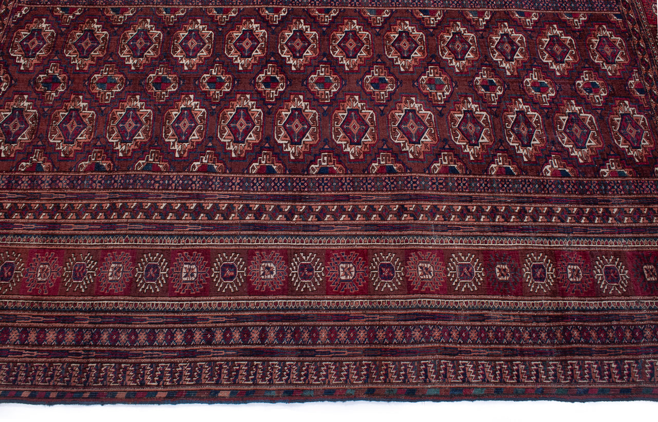 Antique Afghan Turkman Rug