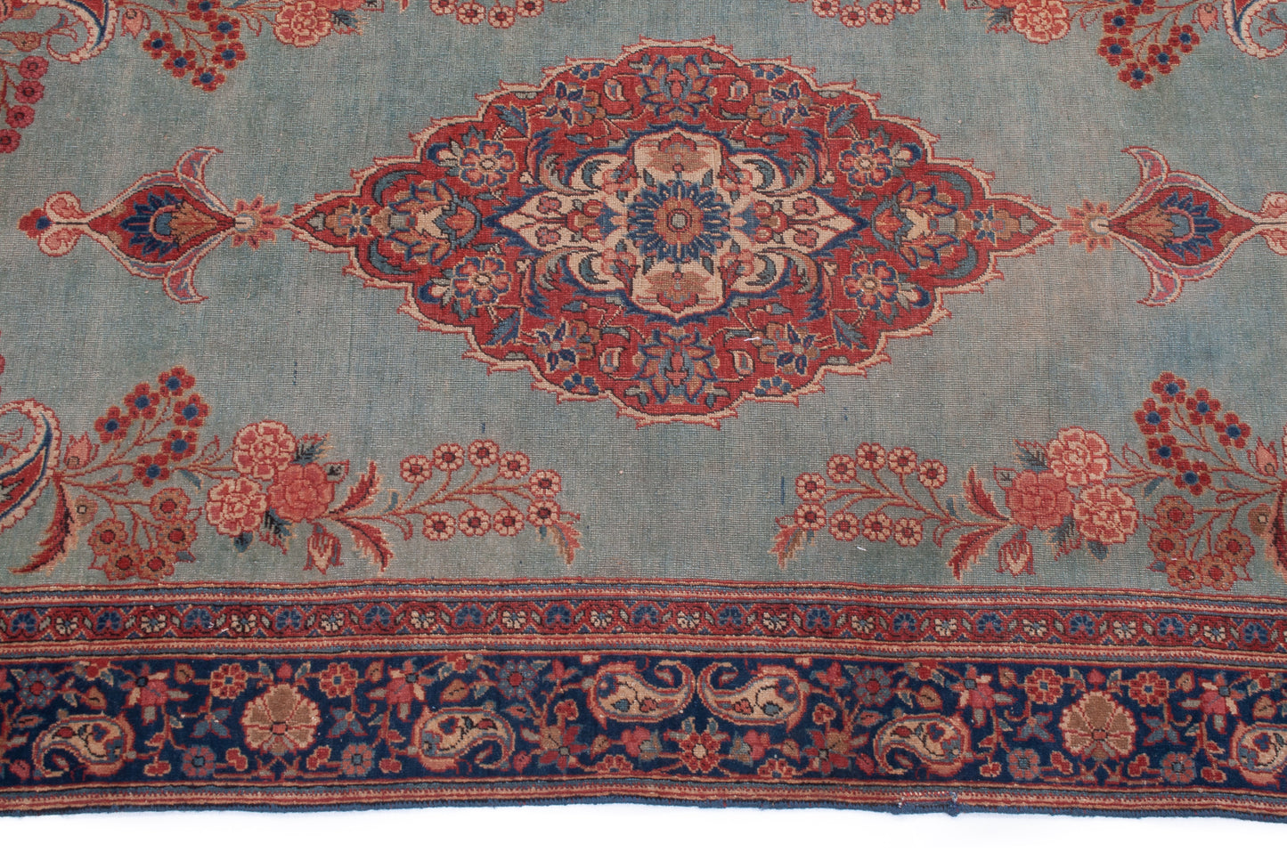 Antique Persian Kashan Rug