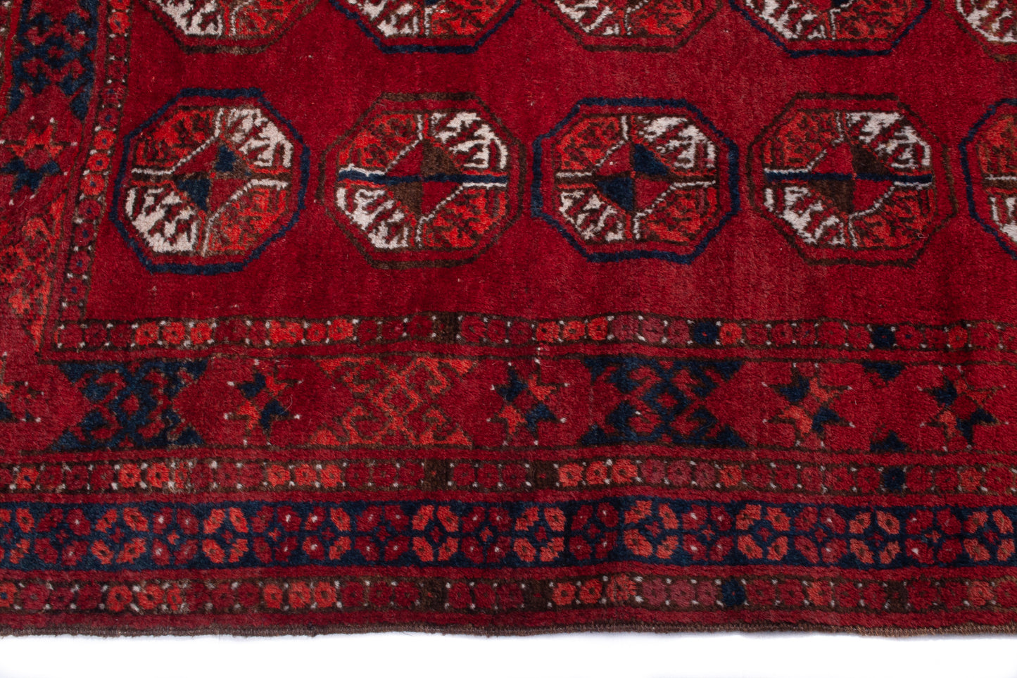 Semi-Antique Afghan Turkman Rug