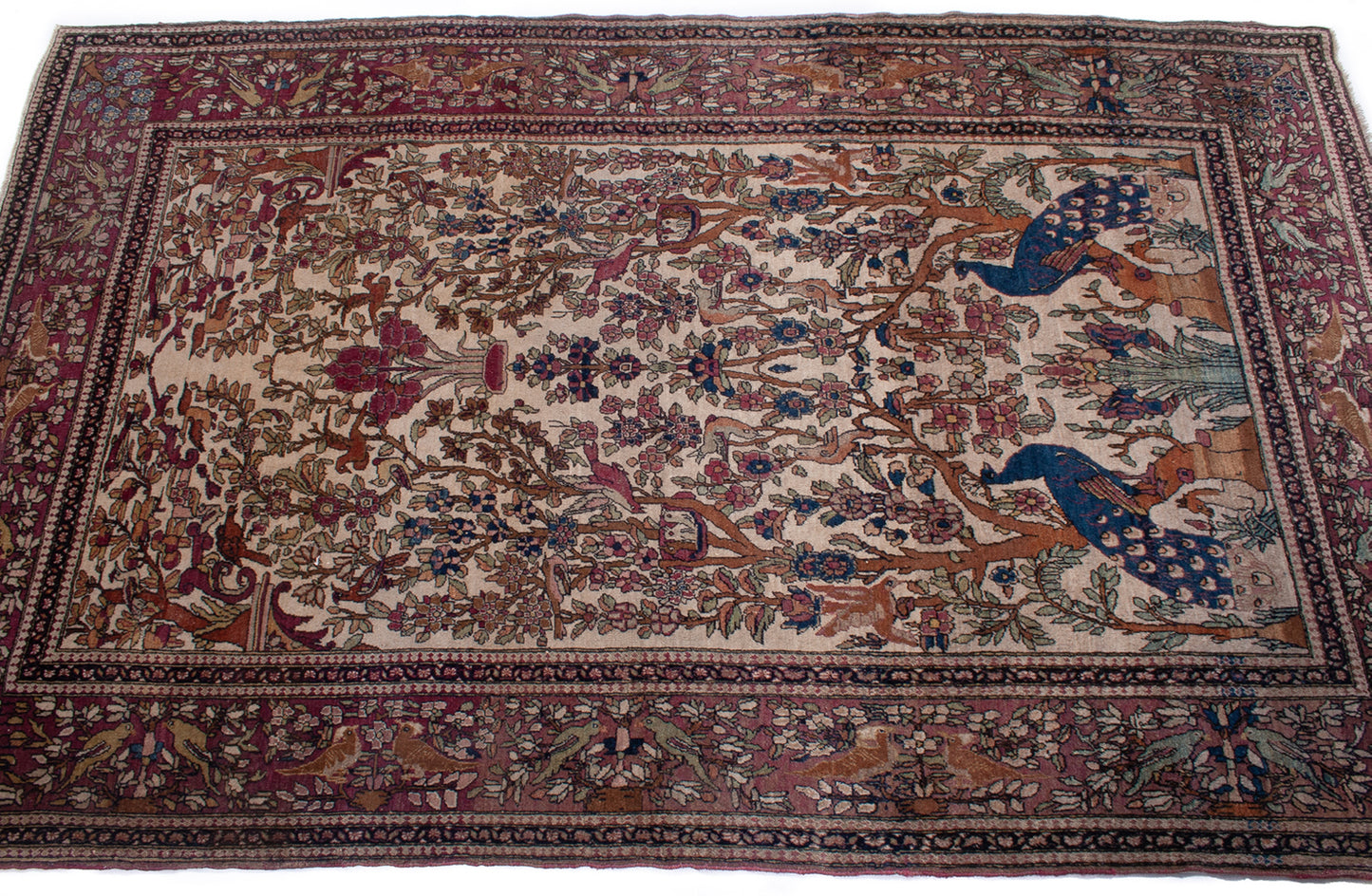 Antique Persian Isfahan Rug