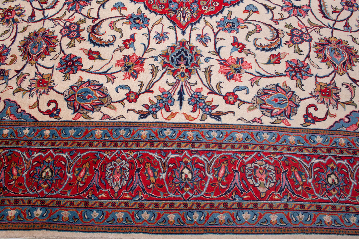 Semi-Antique Persian Sarouk Rug