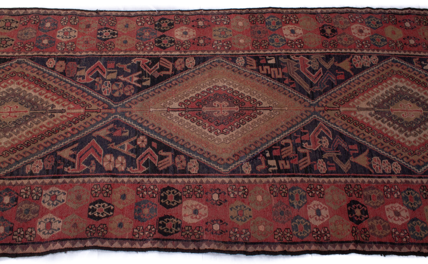 Afghan Soumak Runner Rug