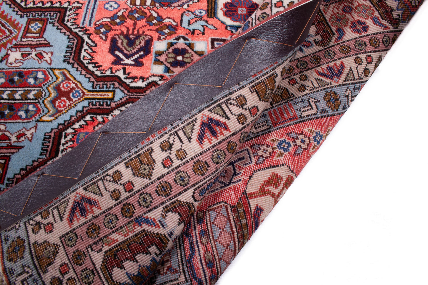 Semi-Antique Persian Ardabil Wool & Silk Rug
