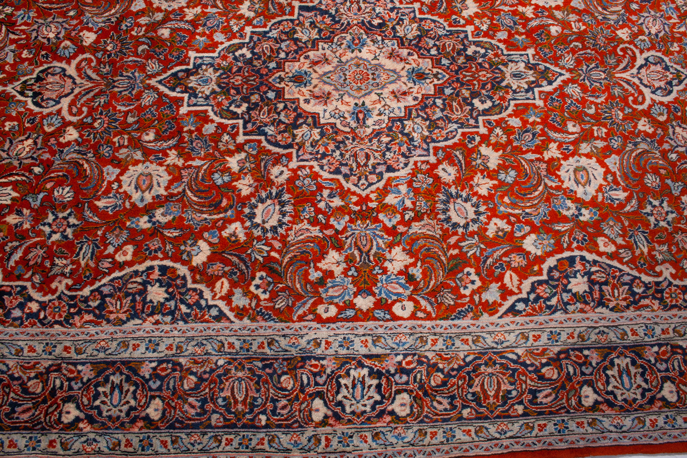 Semi-Antique Persian Sarouk Rug