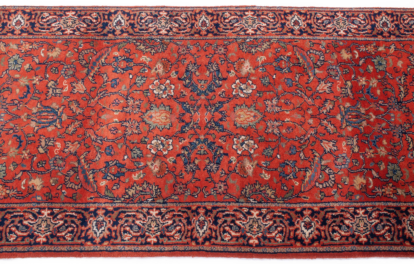 Indian Sarouk Runner Rug
