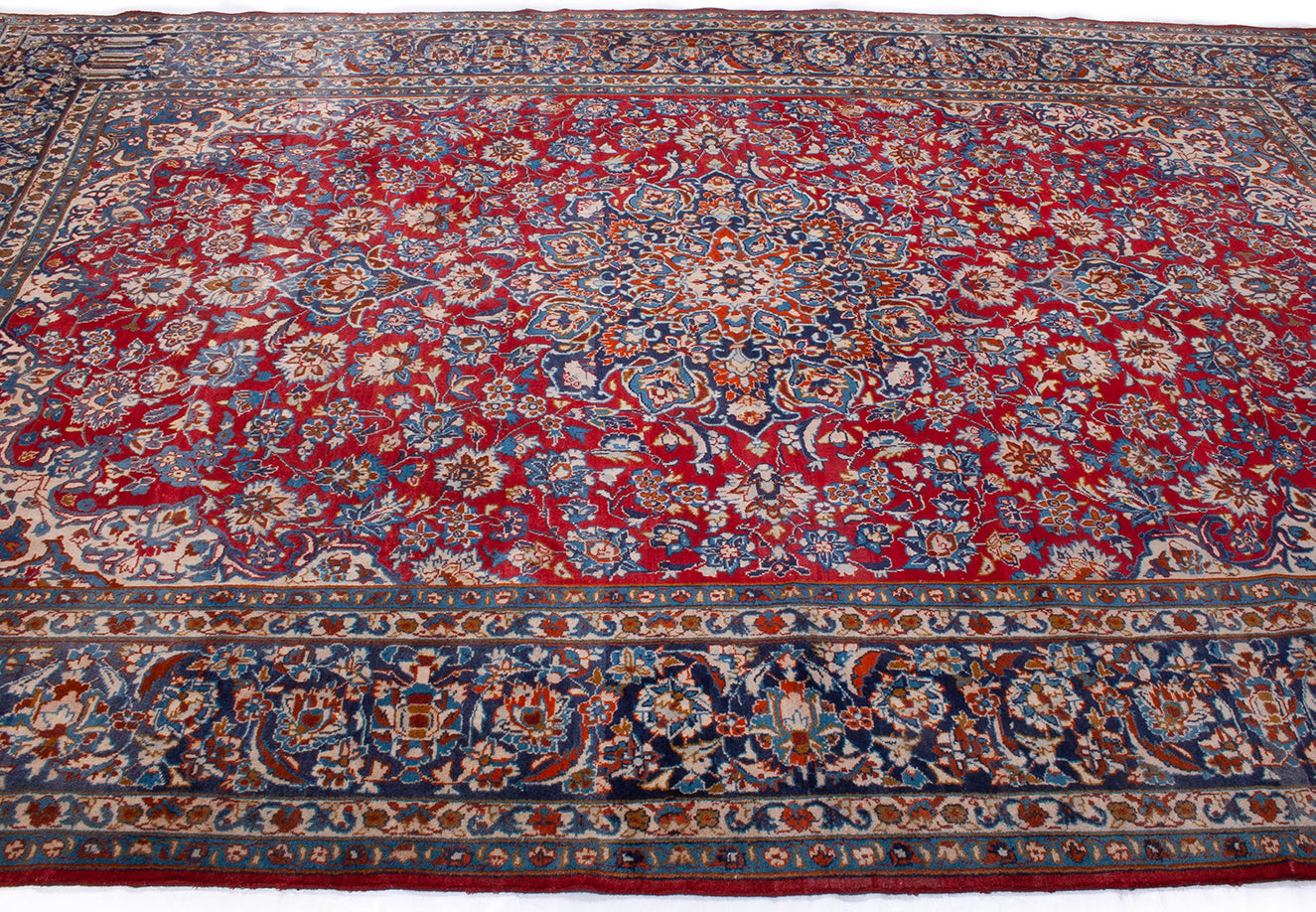 Semi-Antique Persian Najafabad Rug