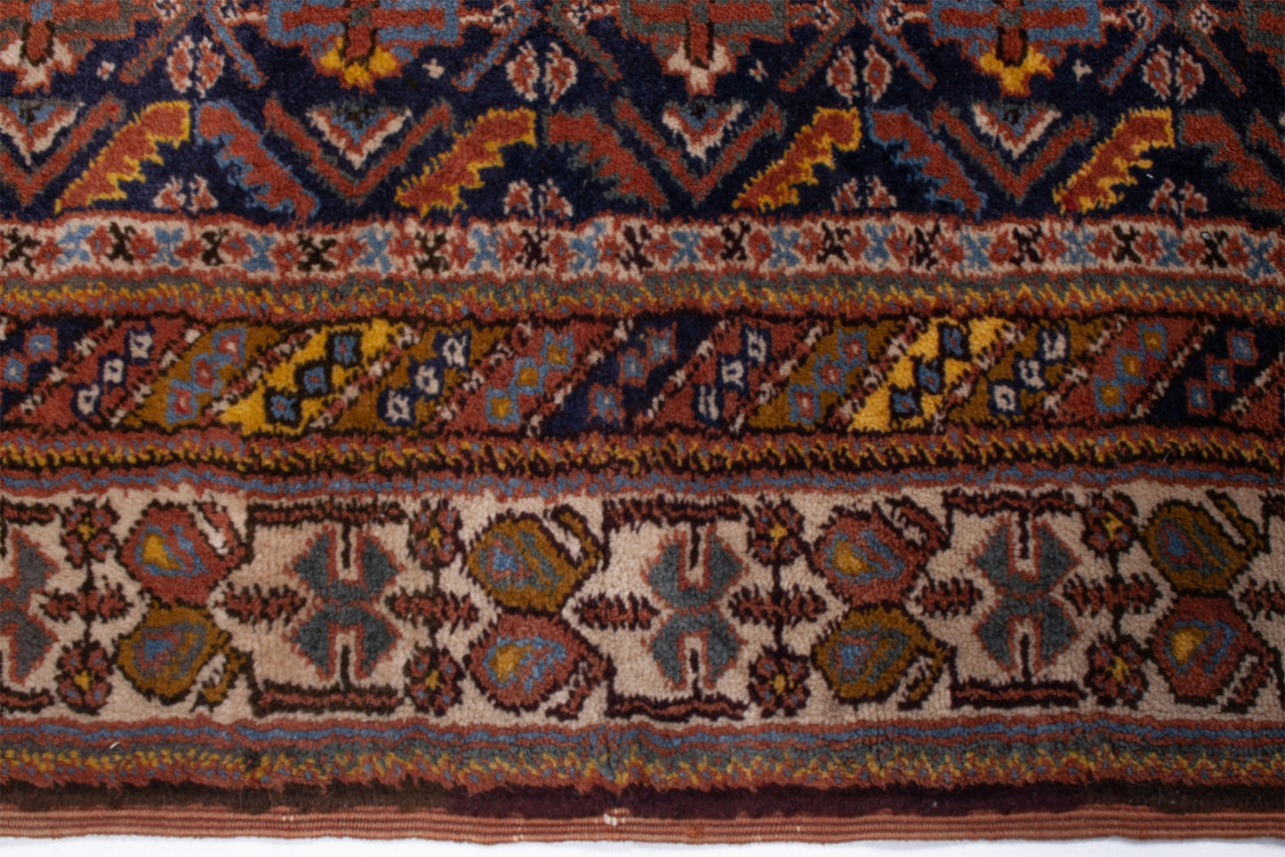 Semi-Antique Afghan Kazak Rug