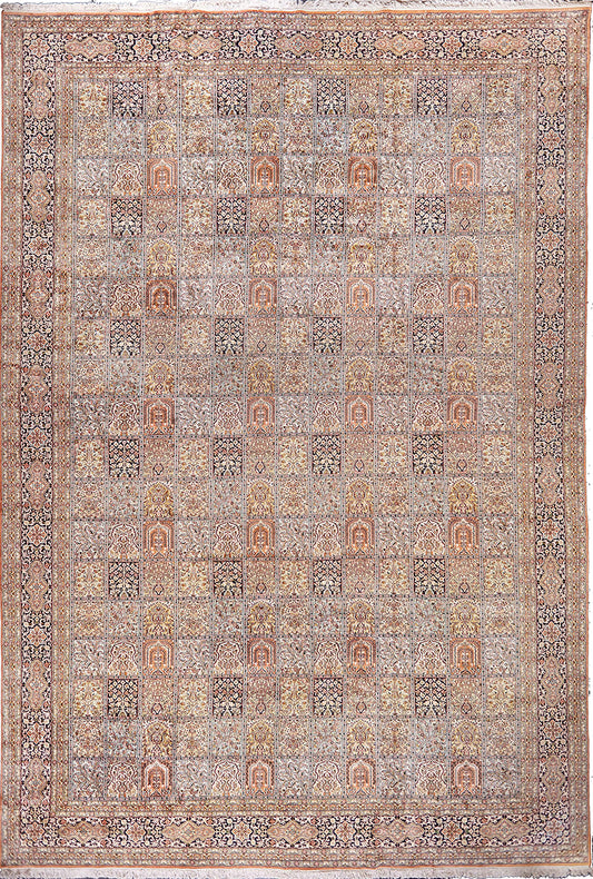 Indian Kashmir Silk Rug