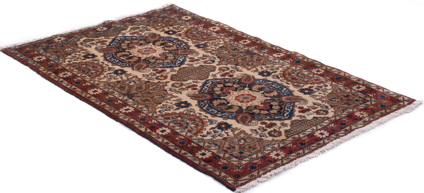 Semi-Antique Persian Varamin Rug