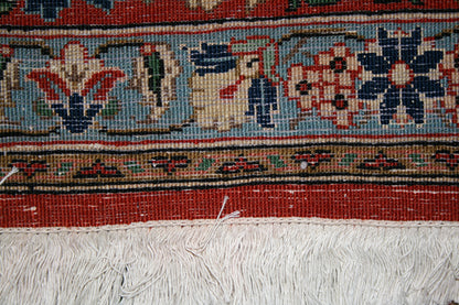 Persian Varamin Wool & Silk Rug