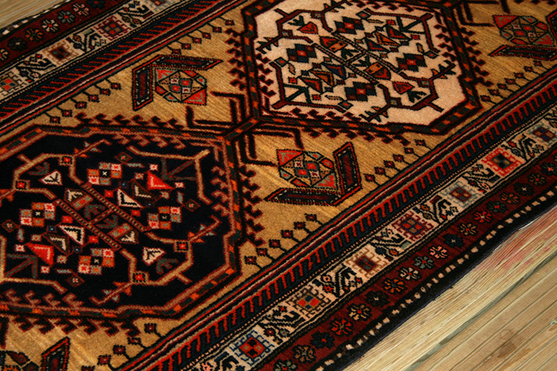 Semi-Antique Persian Arasheh Runner Rug