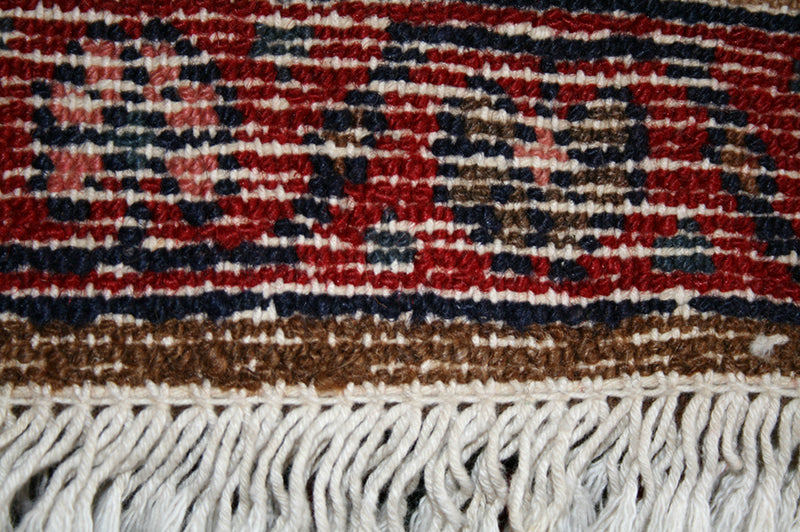 Semi-Antique Persian Kordi Runner Rug