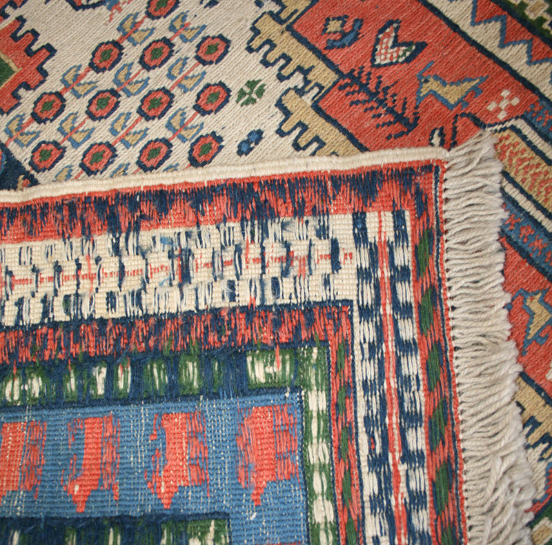 Persian Sirjan Soumak Rug
