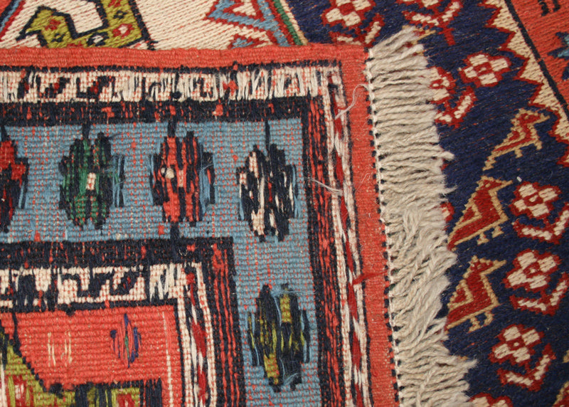 Persian Sirjan Soumak Rug