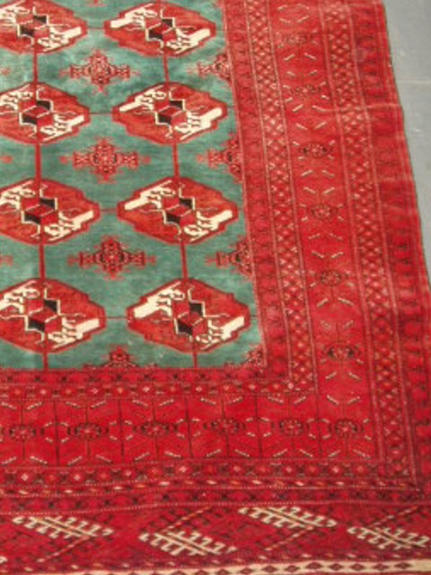 Semi-Antique Persian Turkman Rug