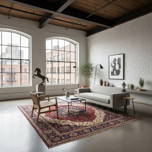 A Minimalist Guide to Styling a Persian Rug